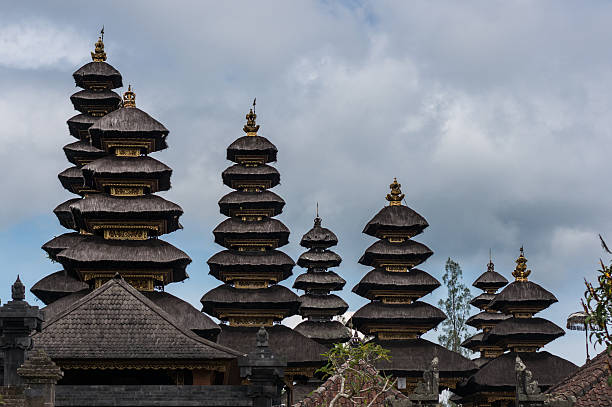 istock Roofs of Besakih temple 616887838