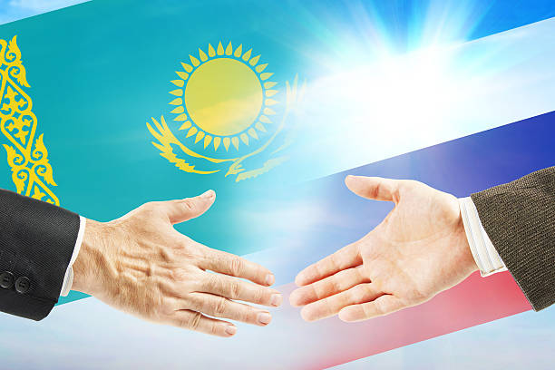 istock Friendly relations between Kazakhstan and Russia 616888734