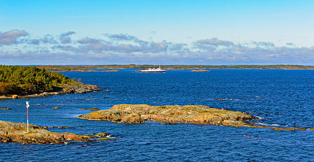 istock Ferry in the Aland archipelago 616889560