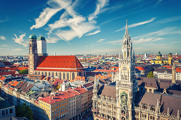 istock Aerial view of Munchen 616890398