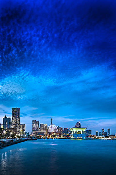 istock Yokohama Port of night view 616890832