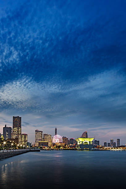 istock Yokohama Port of night view 616891136