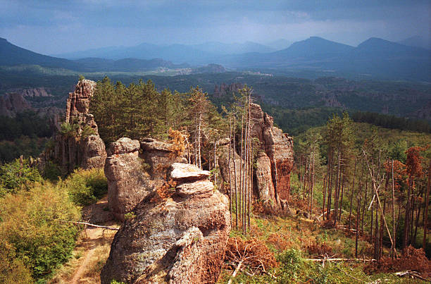 istock Sunset in the Belogradchik rocks. 616892202