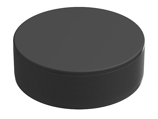istock Hockey puck isolated 616892844