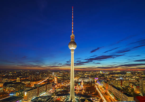 istock Aerial view on Alexanderplatz in Berlin 616898396