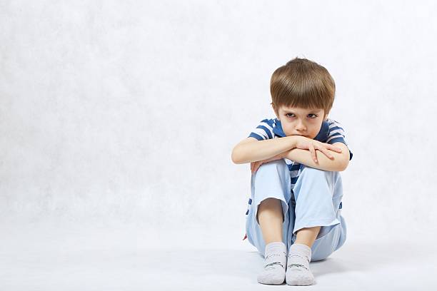 istock Offended boy of six years old. 616898484
