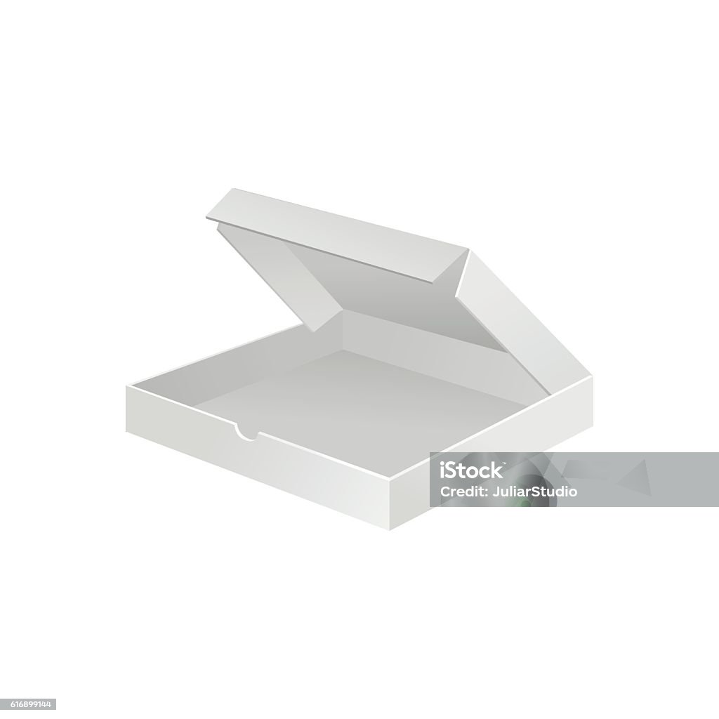 Empty Box Simple Image Empty White Small Box Realistic Stock Illustration - Download Image Now ...
