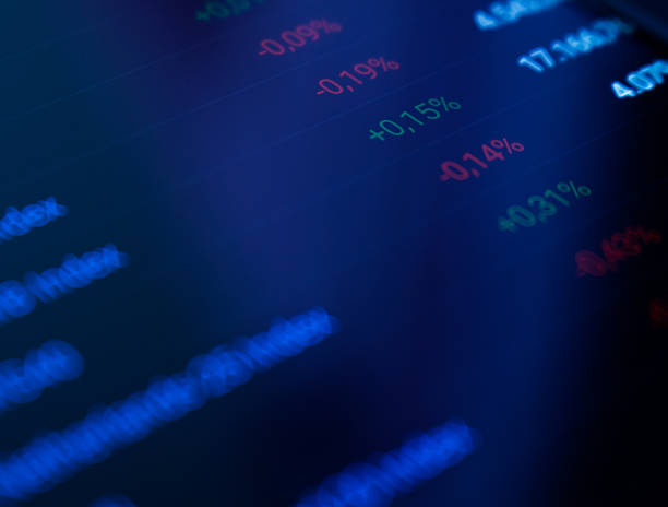 istock Financial data on a monitor 616905168