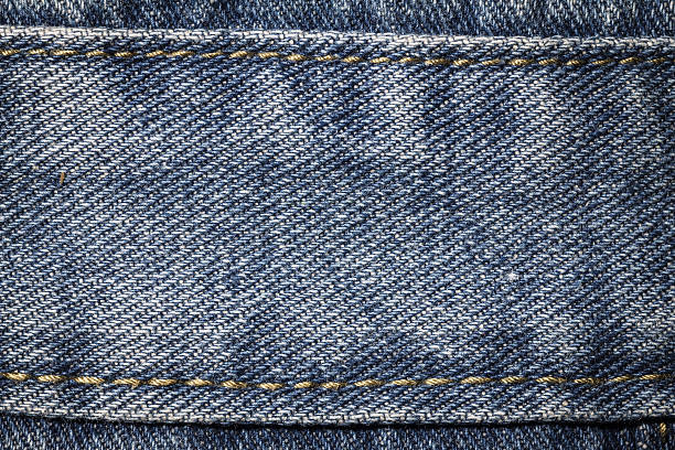istock Denim jeans texture or denim jeans background with seam. 616905938