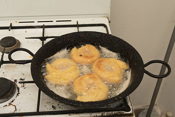 istock Donuts, pancakes, Italian sweets, yeast pastries. 616906140