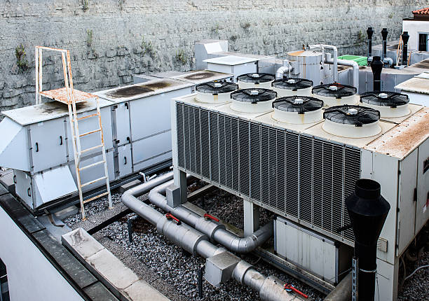 istock Industrial Heating Ventilation and Air Conditioning Recuperator 617362804