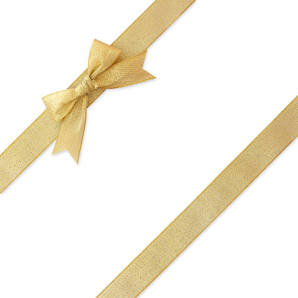 istock golden ribbon isolated on white 617365250