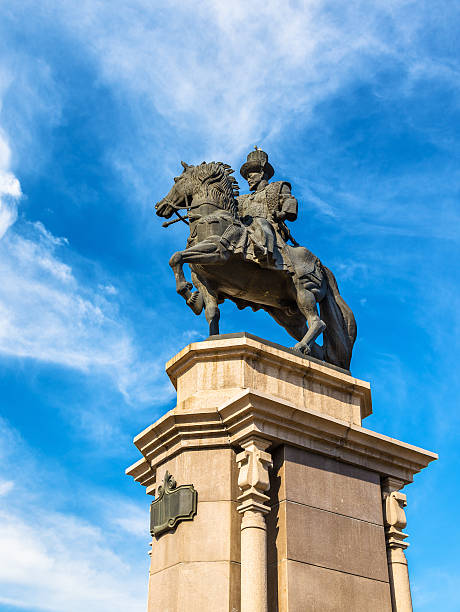 istock Statue of Ablai Khan in Almaty - Kazakhstan 617365592