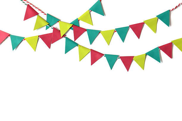 istock Christmas bunting paper cut 617371986