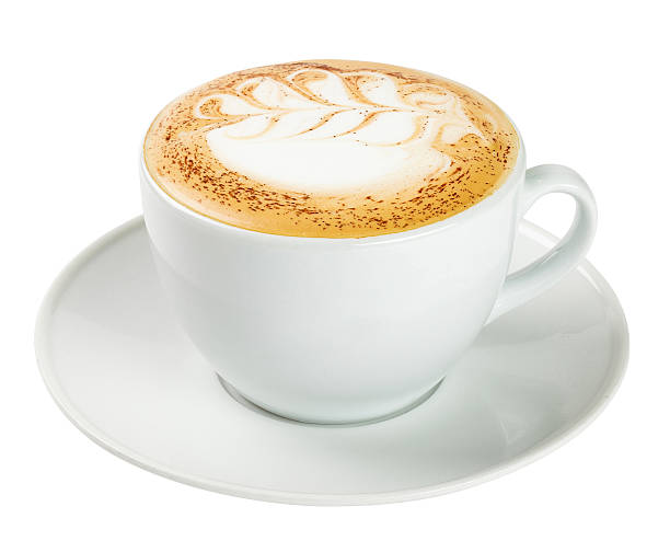 istock Cup of cappuccino isolated 617375132