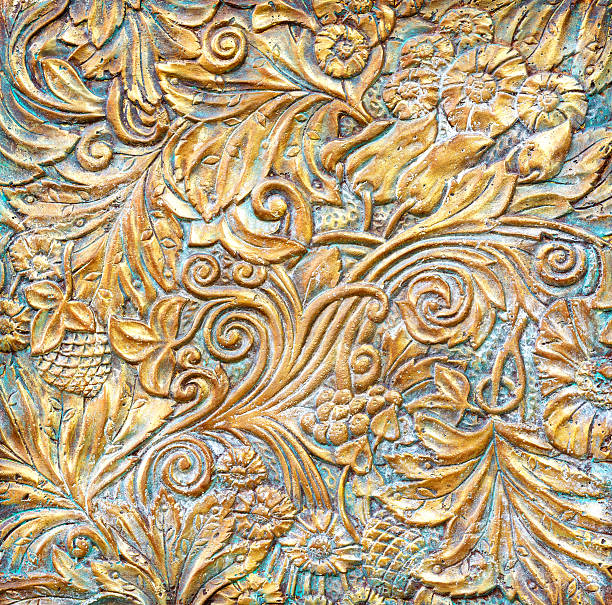 istock Background texture of a glossy covering with a warm tint. 617377582