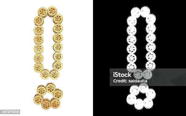 Number Zero From Gold Gear Mechanism Alpha Channel 3d Illustration Stock  Photo - Download Image Now - iStock