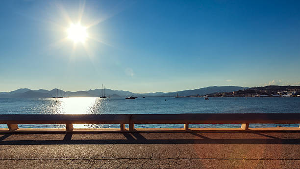 Beautiful view of a seascape in southern France