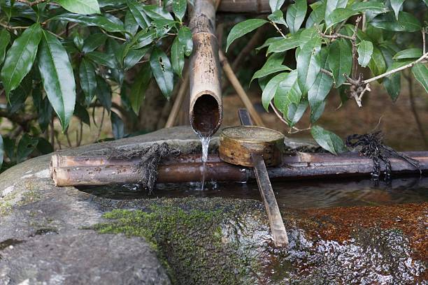 istock Japanese Bamboo Water Fountain 617381074