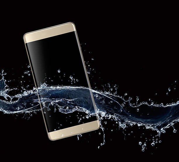 istock Gold color Smart Phone waterproof 617381258