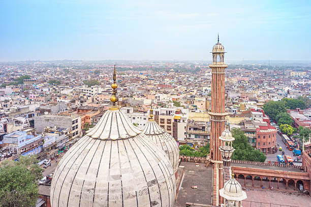 istock cityscape of old delhi 617389208