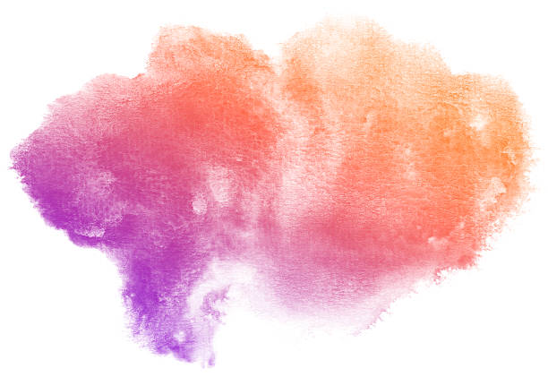 istock Abstract purple watercolor background. 617389418