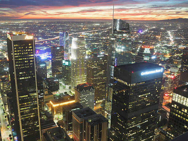 istock Los Angeles - Aerial View 617390034