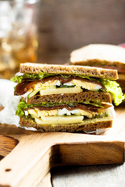 istock Homemade sandwich 617394440