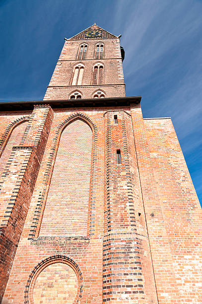 Old town of Wismar in Germany