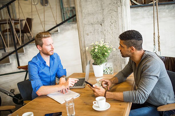 istock Two businessmen working on new project in the office 617396814