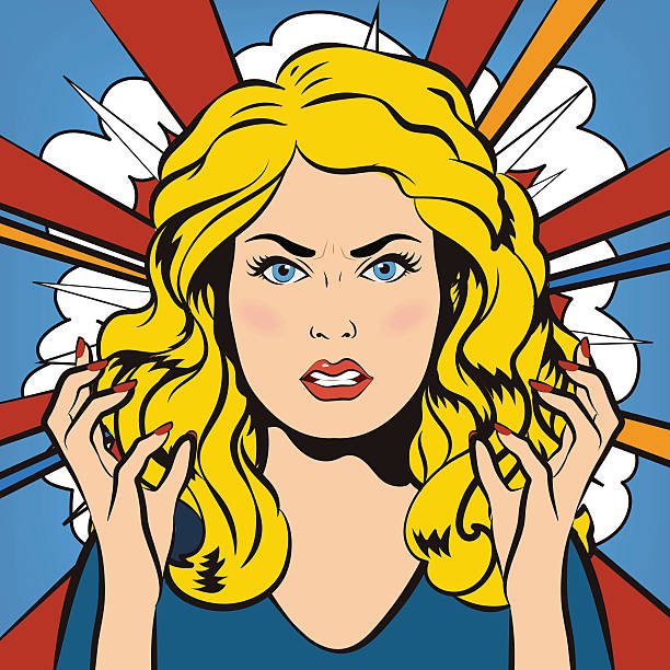 7,636 Furious Woman Illustrations & Clip Art - iStock | Angry, Furious  face, Revenge