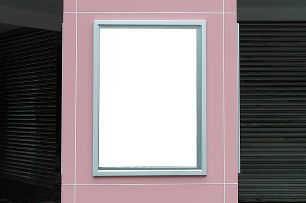 istock Large blank billboard on a street wall 617564304