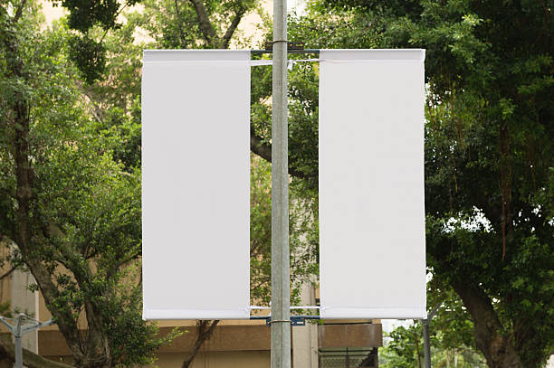 istock Large blank billboard on a street wall 617565796