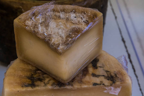 istock Artisan cheese with a very appetizing appearance 617569750