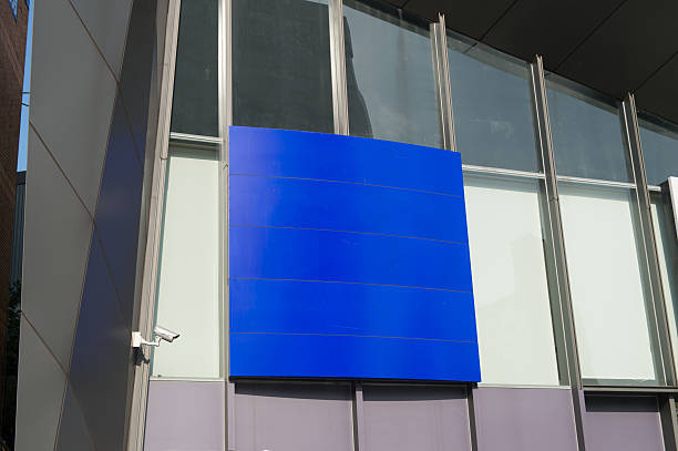 istock Large blank billboard on a street wall 617573110
