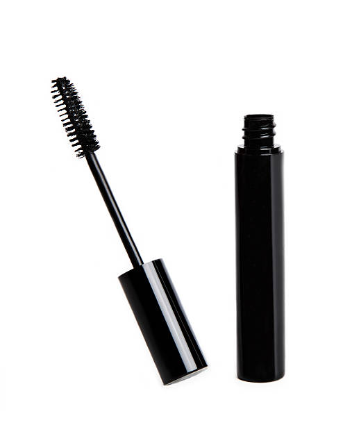istock black mascara with mascara brush 617573378