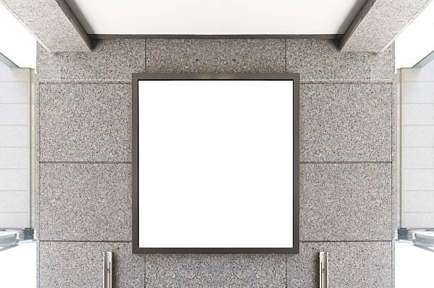 istock Large blank billboard on a street wall 617574200