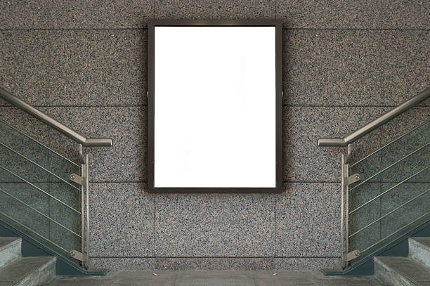 istock Large blank billboard on a street wall 617574328