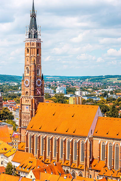 istock Landshut old town in Germany 617575104