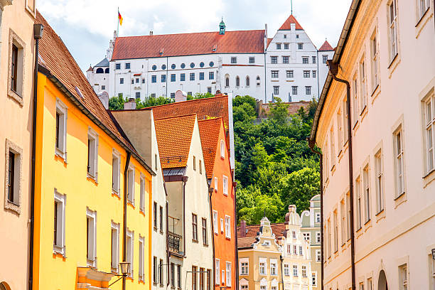 istock Street view in Landshut town 617575308