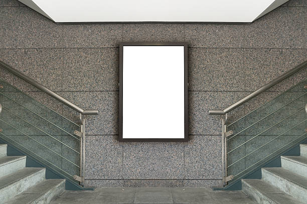 istock Large blank billboard on a street wall 617575506