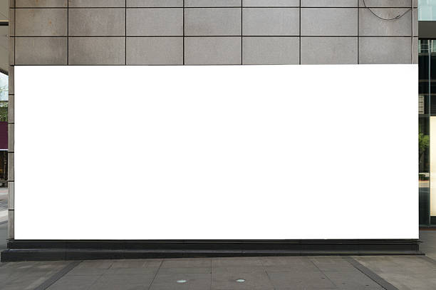 istock Large blank billboard on a street wall 617575586