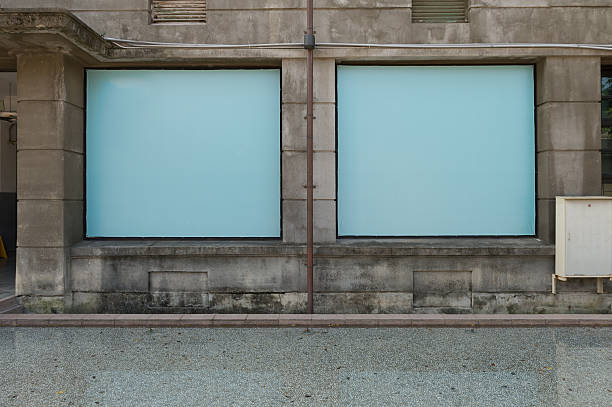 istock Large blank billboard on a street wall 617577774