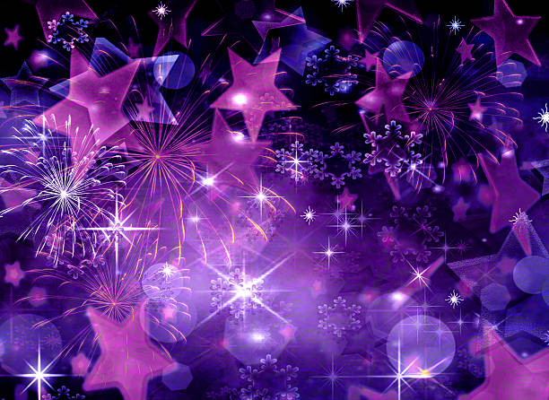 Purple colored holiday background