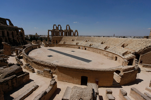 The Amphitheatre of El Jem, Tunisia