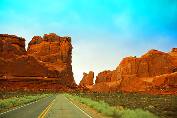 Arches Valley in Utah, USA