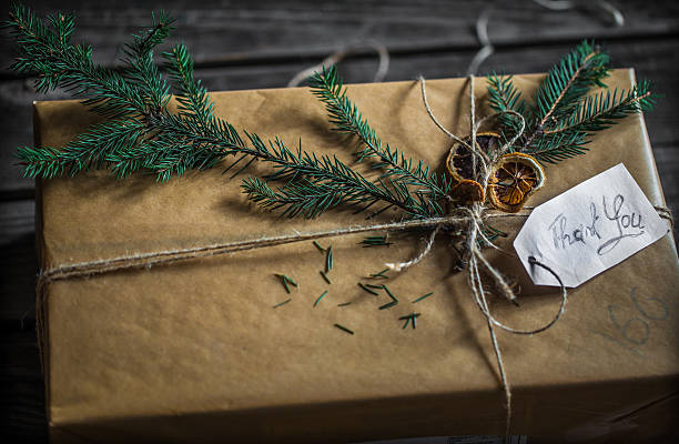istock beautifully packaged gift that says thank you 617586434