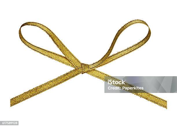 Gold Satin Ribbon With Infinity Shape Stock Photo - Download Image Now -  Infinity, Gold Colored, Symbol - iStock