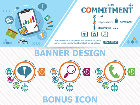 Commitment Concepts And Abstract Cover Header Background Stock ...