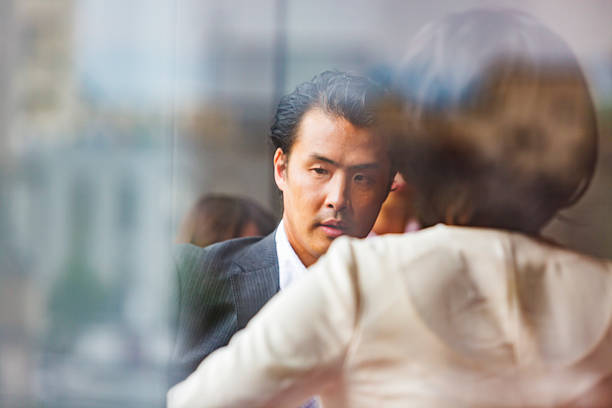 Businessman present business plan at meeting room in office. Business present and meeting concept